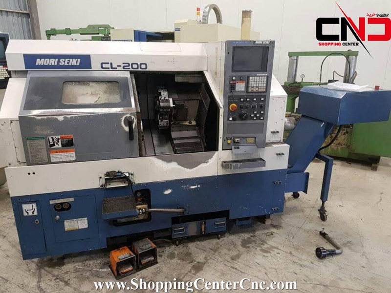 تراش سی ان سی دو محور Mori Seiki cl 200 ساخت ژاپن